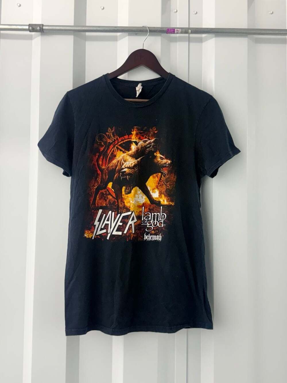 Slayer Lamb of God Behemoth 2017 Tour Band T-Shirt